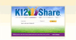 Desktop Screenshot of k12share.com
